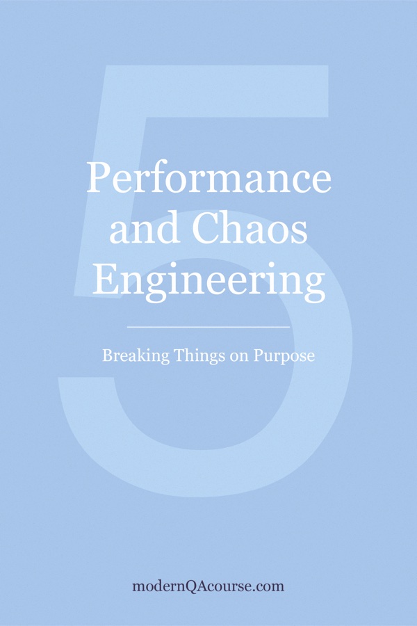 Cover of Performance and Chaos Engineering: Breaking Things on Purpose