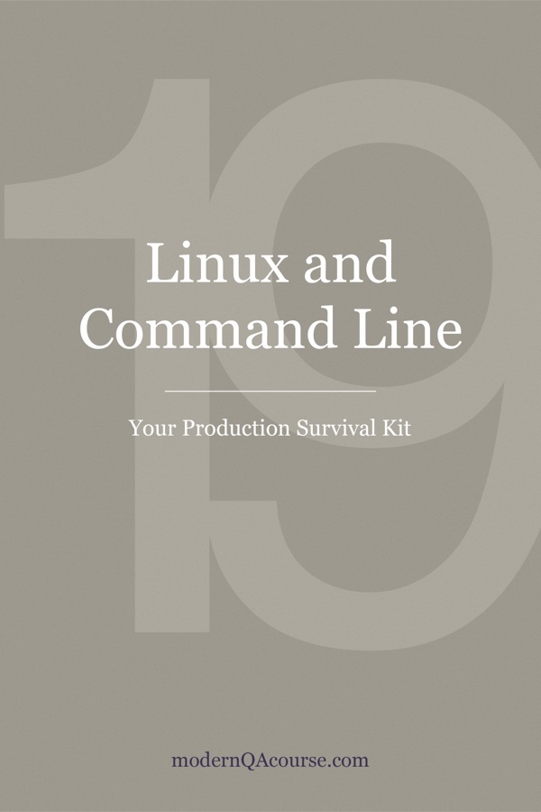 Cover of Linux and Command Line: Your Production Survival Kit