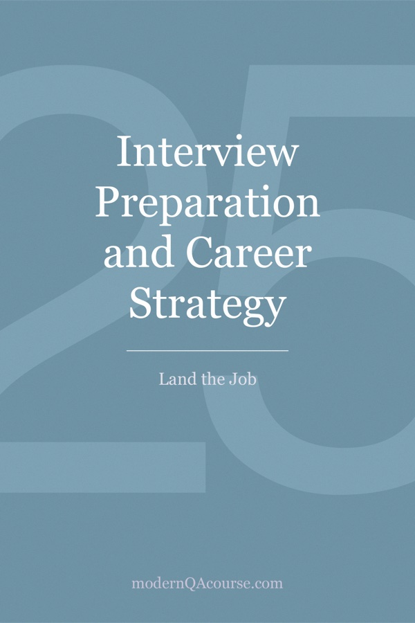 Cover of Interview Preparation and Career Strategy: Land the Job